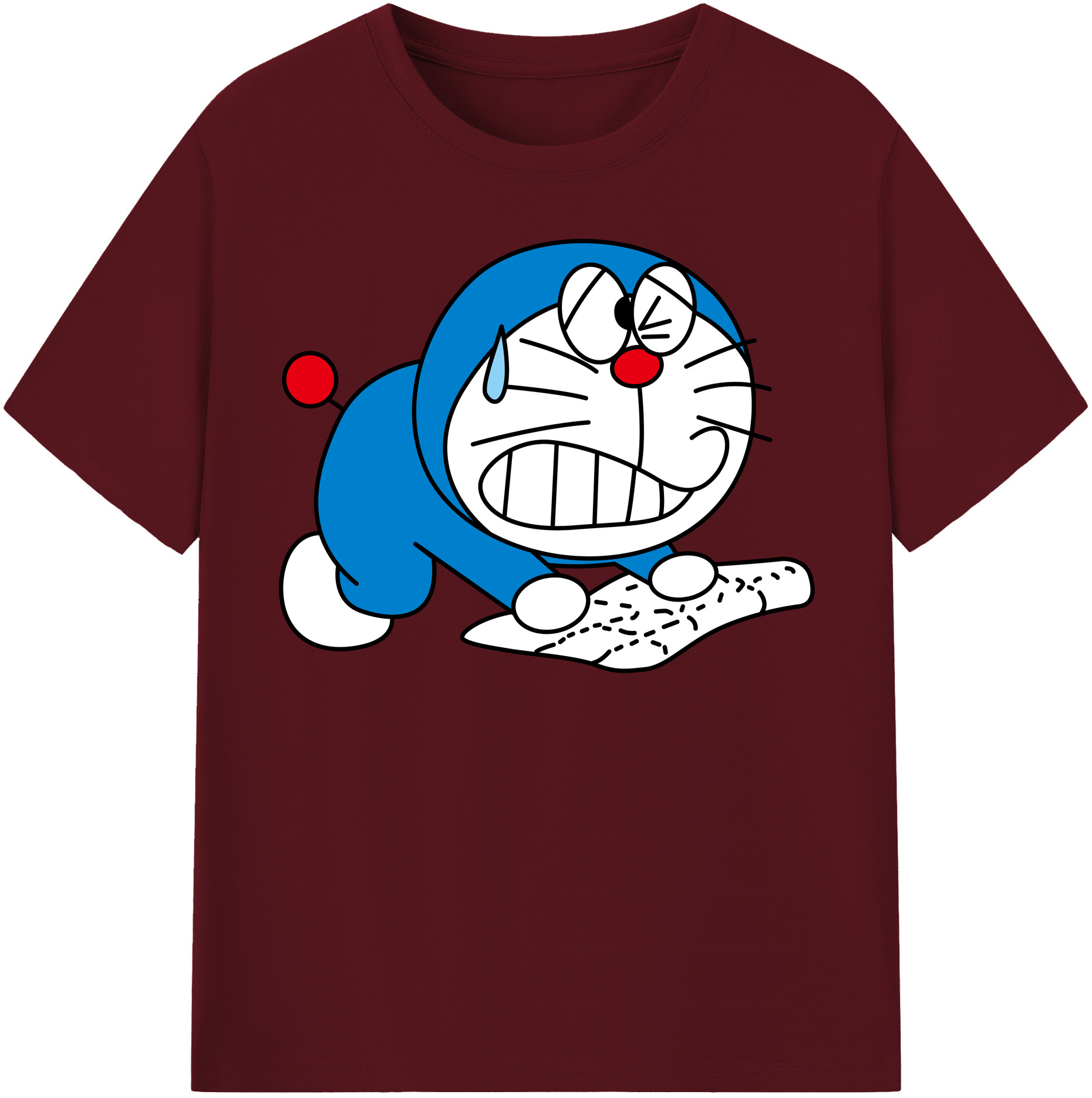 （画像用） ドラえもん Doraemon 綿100％半袖Tシャツ（フロントプリント）
